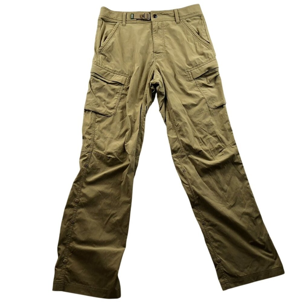 REI Co-Op Mens Cargo Pants Size 30x32 Straight Outdoors Casual Tan Classic